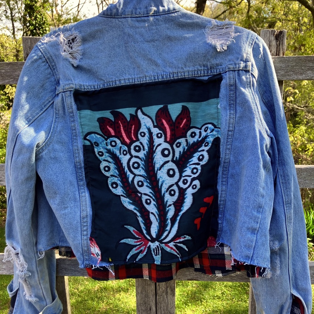Upcycled women’s Jean jacket